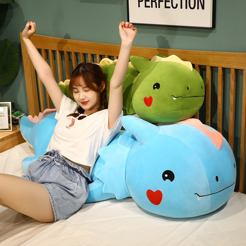 Adorable Giant Colorful Dragon Plush Toys