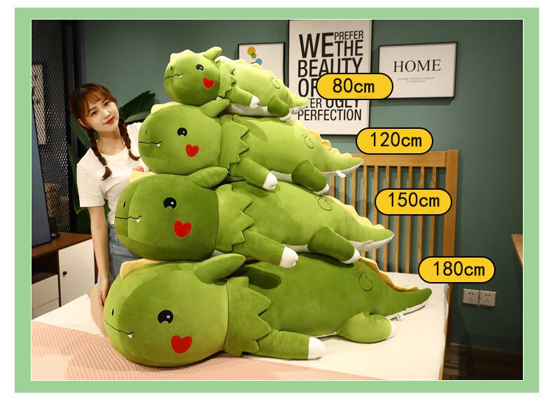 Adorable Oversized Colorful Dragon Plush Toys