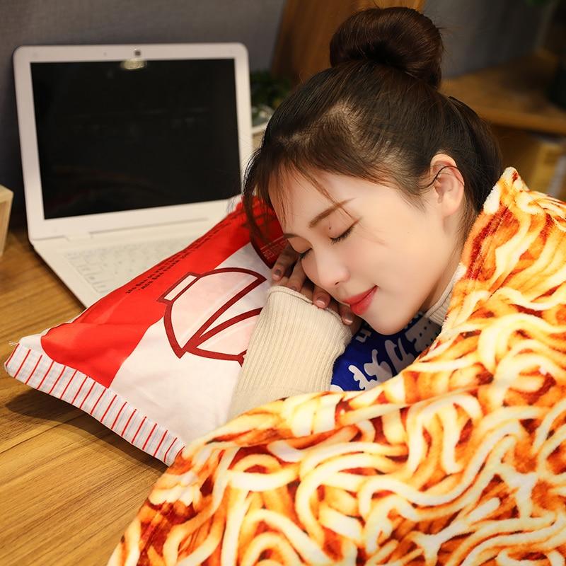 Cozy Instant Noodle Plush Pillow for Ultimate Comfort