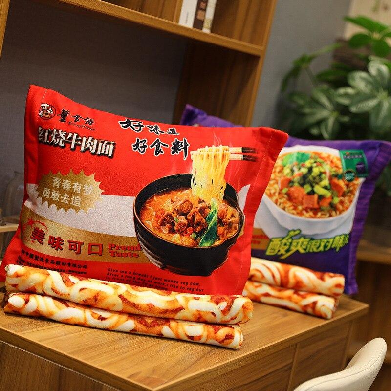 Cozy Instant Noodle Plush Pillow for Ultimate Comfort