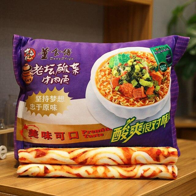 Cozy Instant Noodle Plush Pillow for Ultimate Comfort