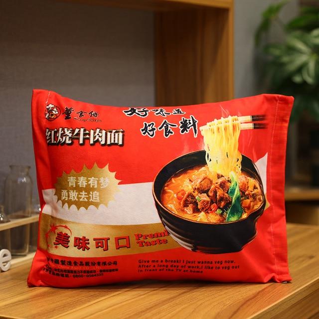 Cozy Instant Noodle Plush Pillow for Ultimate Comfort