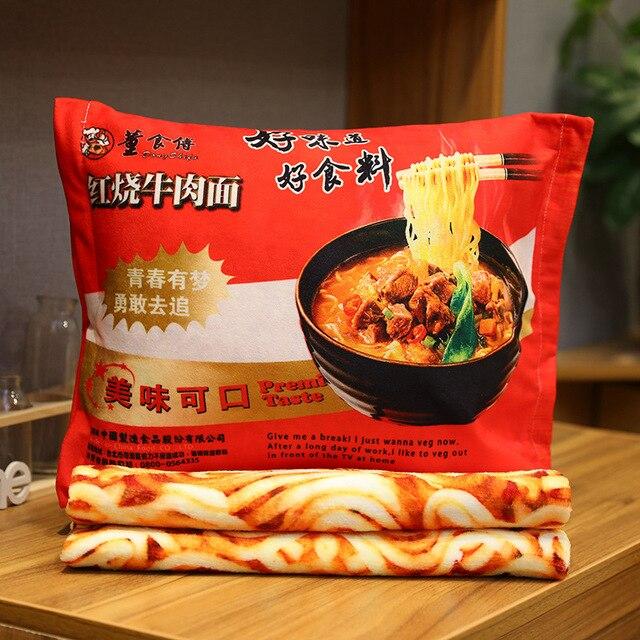 Cozy Instant Noodle Plush Pillow for Ultimate Comfort
