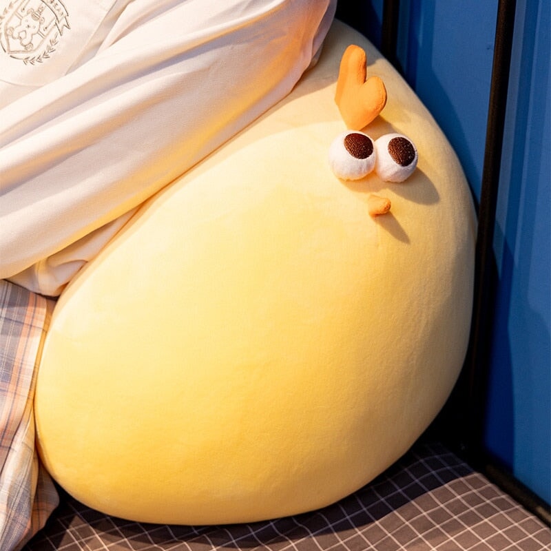 Adorable Chonky Yellow Chicken Plush Toy - Jaba Edition!