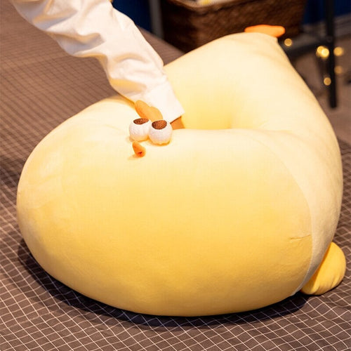 Adorable Chonky Yellow Chicken Plush Toy - Jaba Edition!