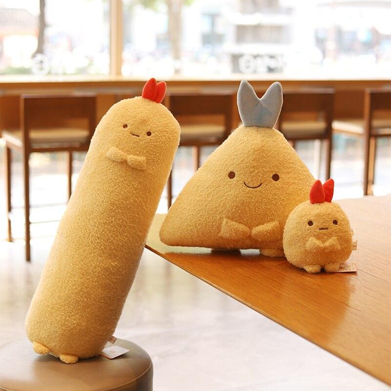 Delightful Japanese Tempura Shrimp Plushies for the Whole Family