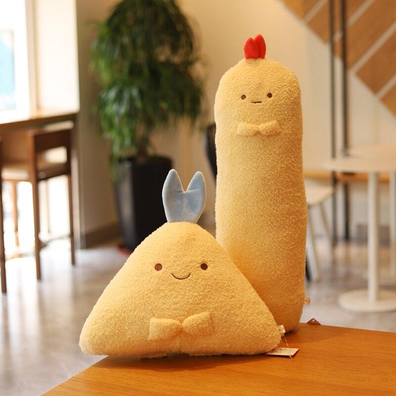 Delightful Family-Size Plushies Inspired by Japanese Fried Shrimp Tempura!