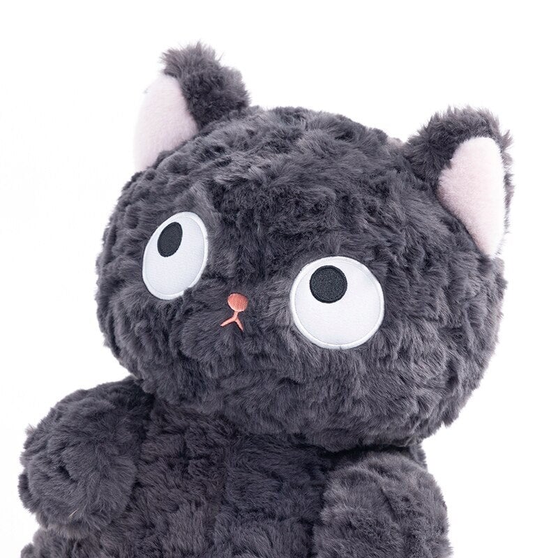 Adorable Jiji the Fluffy Black Cat Plush Toy | Act Fast - Limited Stock Available!