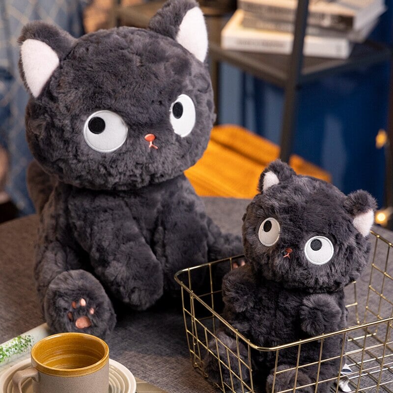 Adorable Jiji the Fluffy Black Cat Plushie | Limited Edition - Grab Yours Now!