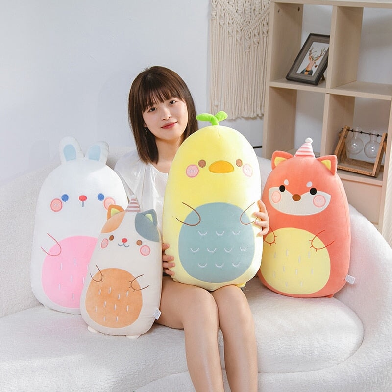 Adorable 2023 Kawaii Animal Pancake Plushies Collection
