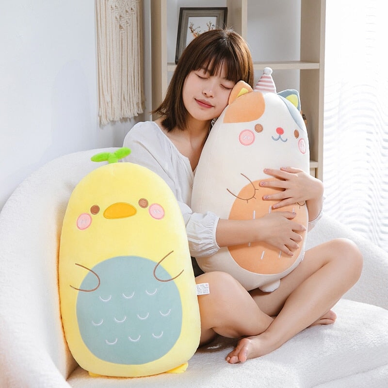 Adorable 2023 Kawaii Animal Pancake Plushies Collection