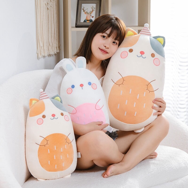 Adorable 2023 Kawaii Animal Pancake Plushies Collection