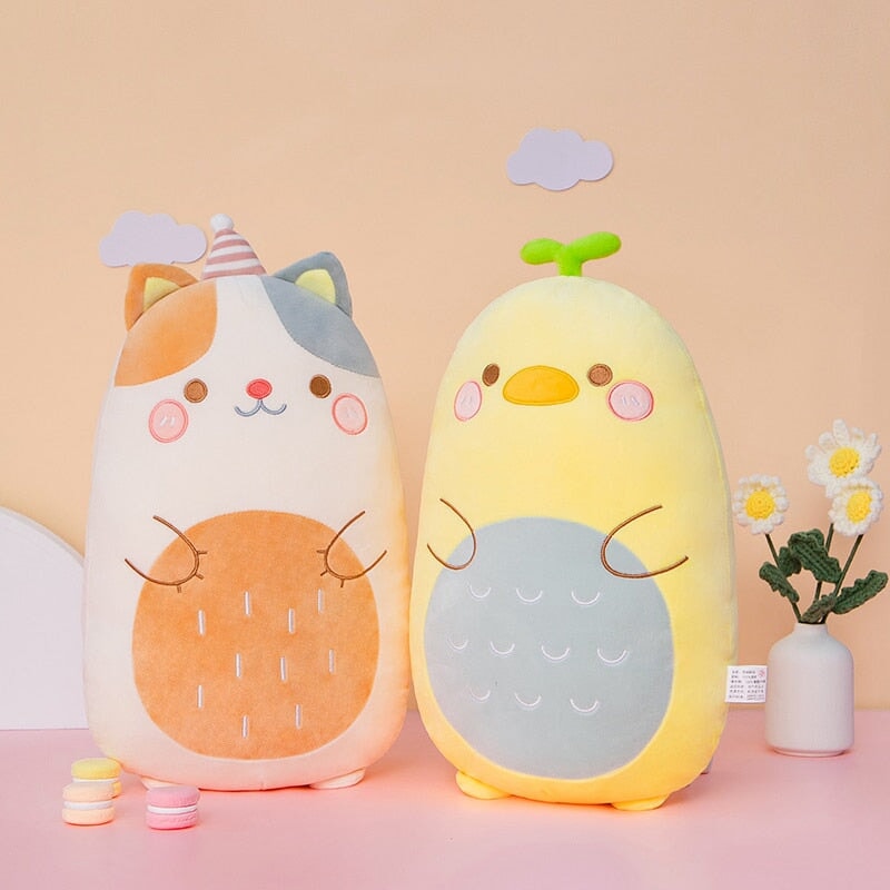 Adorable 2023 Kawaii Animal Pancake Plushies Collection