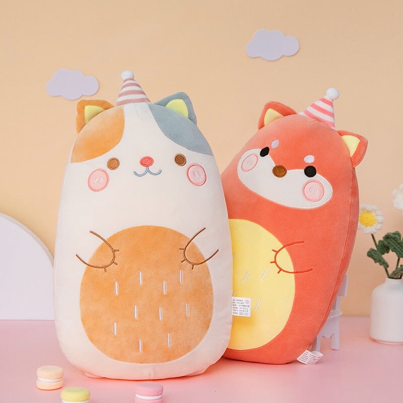 Adorable 2023 Kawaii Animal Pancake Plushies Collection
