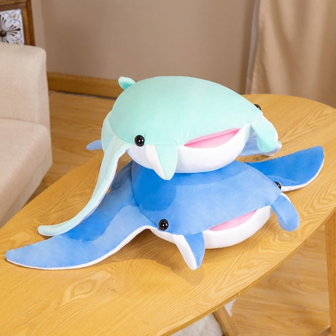Adorable Blue Mobula Devil Stingray Plush Toys