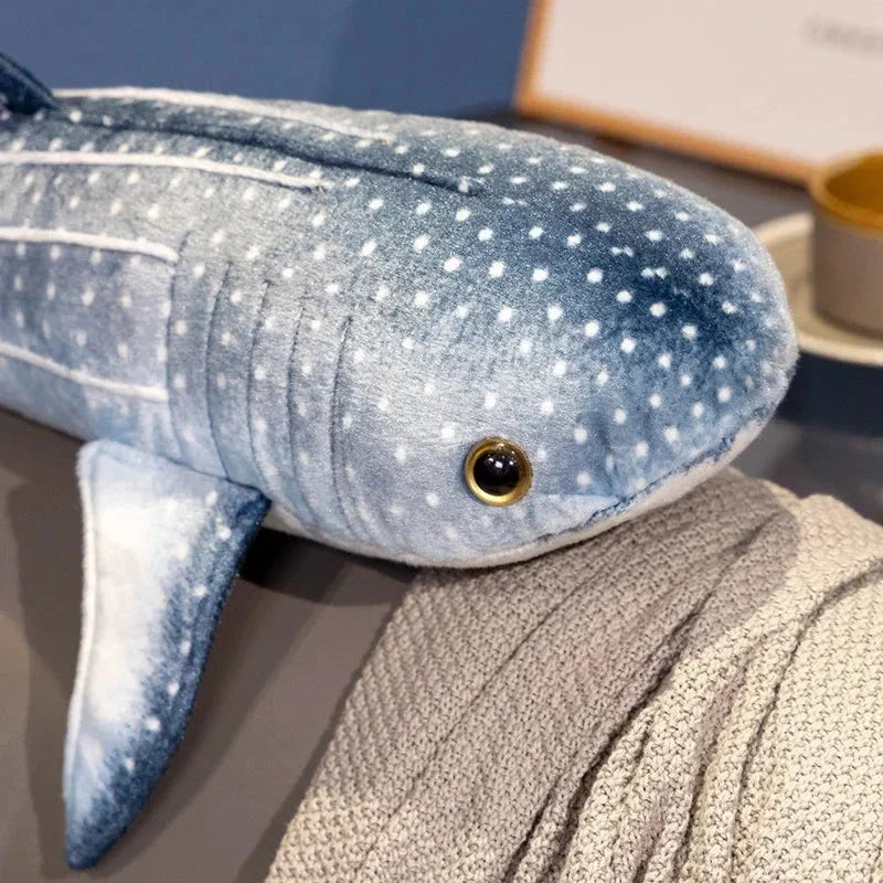 Adorable Kawaii Blue Whale Shark Plush Toy