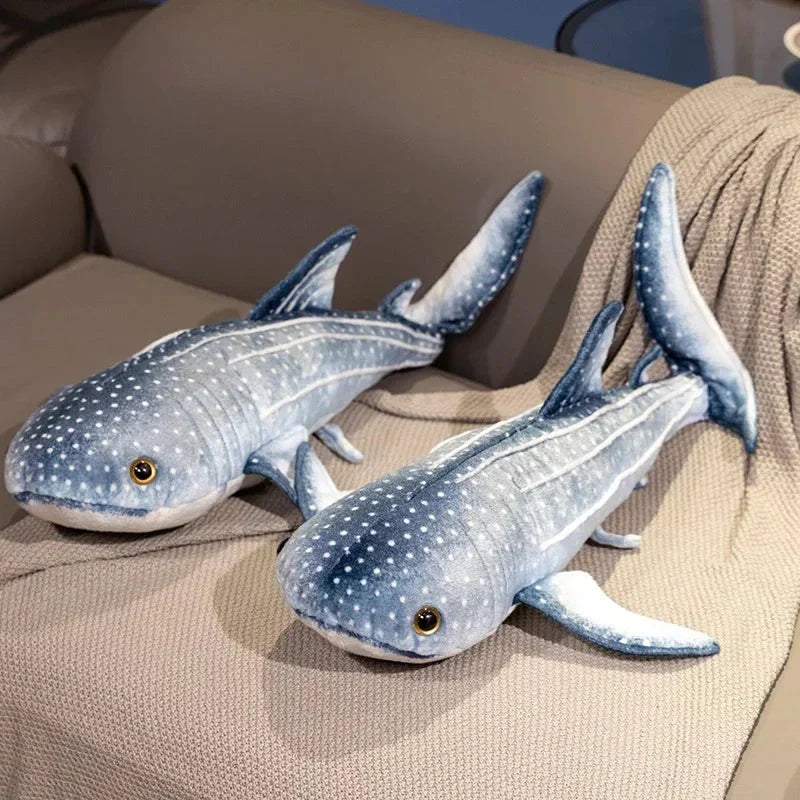 Adorable Kawaii Blue Whale Shark Plush Toy