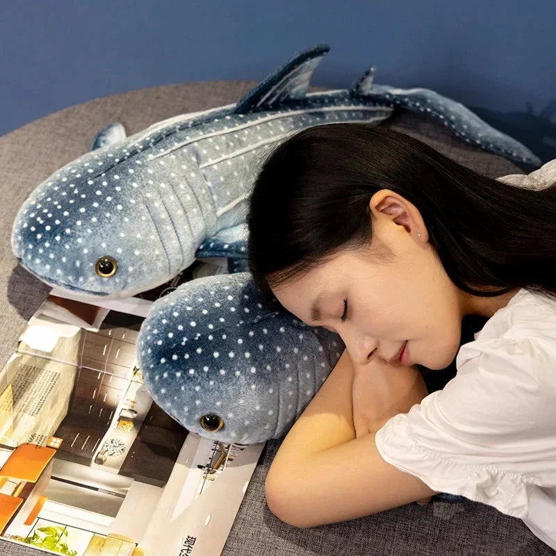Adorable Blue Whale Shark Plush Toy - Perfect for Cuddles!