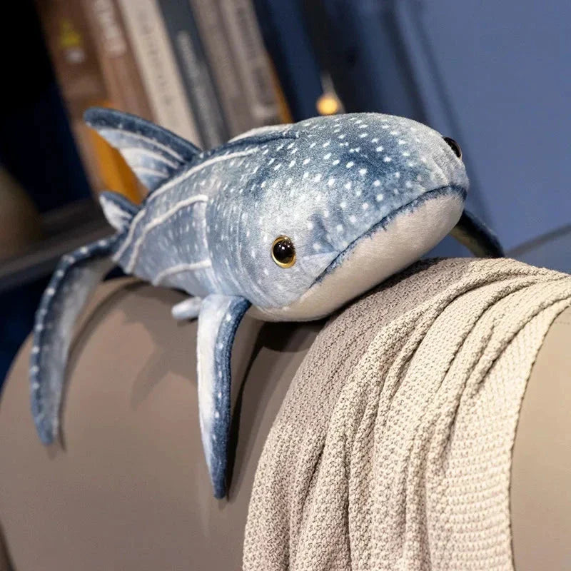 Adorable Blue Whale Shark Plush Toy - Perfect for Cuddles!