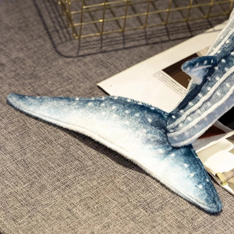 Adorable Blue Whale Shark Plush Toy - Perfect for Cuddles!