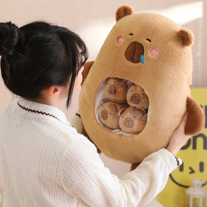 Adorable Kawaii Capybara Candy Bag Plush Toy