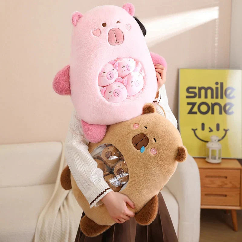 Adorable Kawaii Capybara Candy Bag Plush Toy