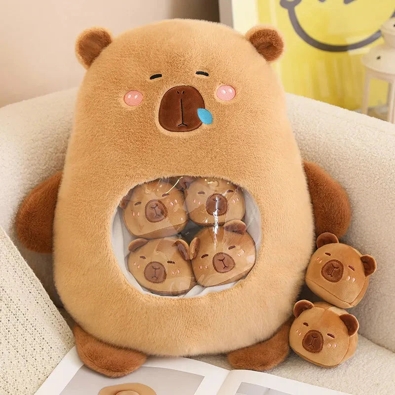 Adorable Kawaii Capybara Candy Bag Plush Toy