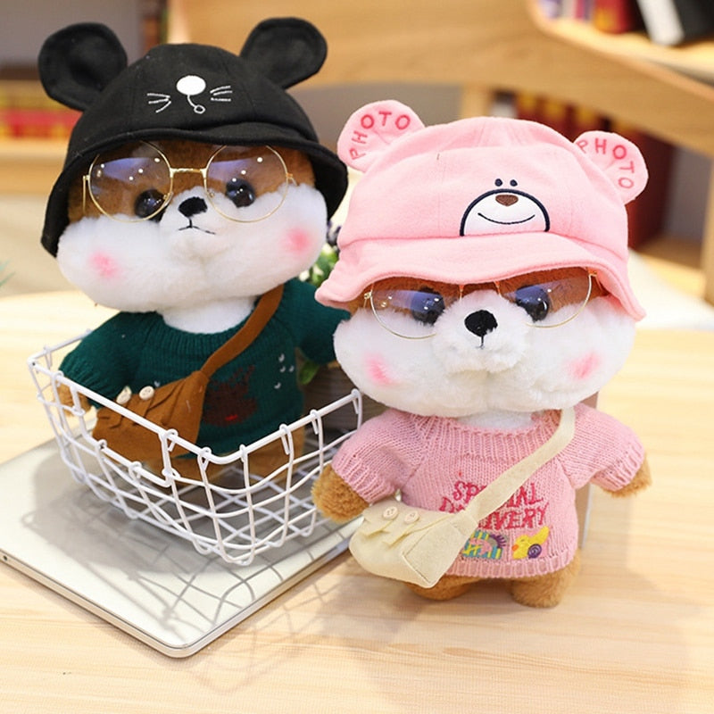 Adorable Shiba Family Plushie Dress Up Set