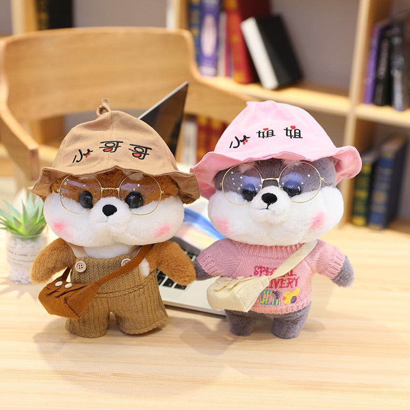 Adorable Shiba Family Plushie Dress Up Set