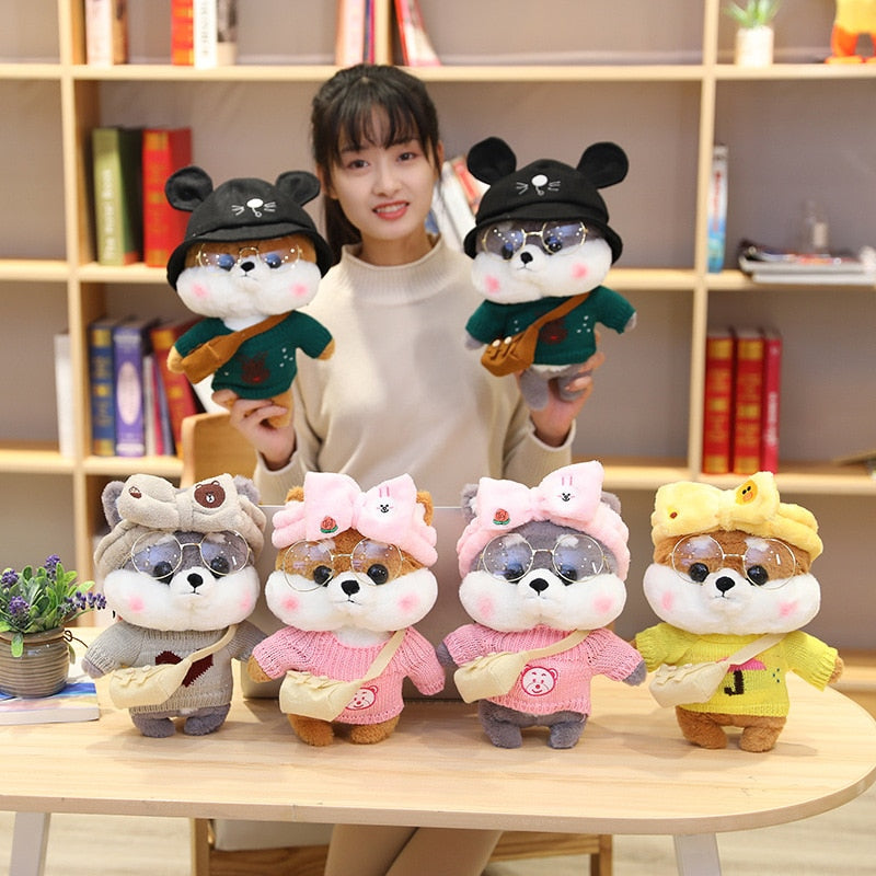 Adorable Shiba Family Plushie Dress Up Set