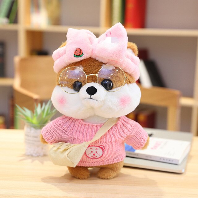Adorable Shiba Family Plushie Dress Up Set