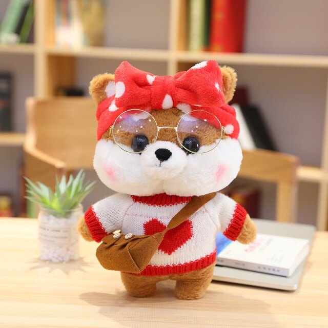 Adorable Shiba Family Plushie Dress Up Set