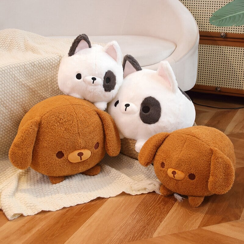 Adorable Kawaii Fluppy Dog Plushie Set