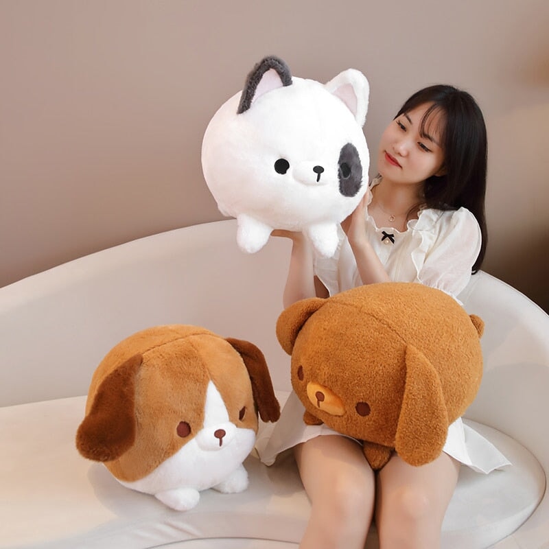 Adorable Kawaii Fluppy Dog Plushie Set