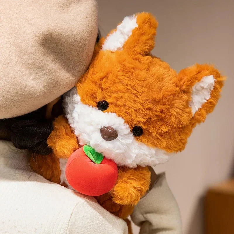 Adorable Chibi Plushies of Kawaii Fox and Squirrel