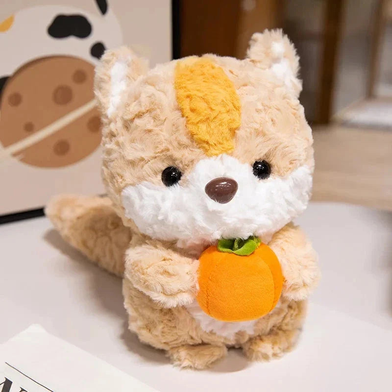 Adorable Kawaii Fox and Squirrel Chibi Plushies for Cuddly Companionship!