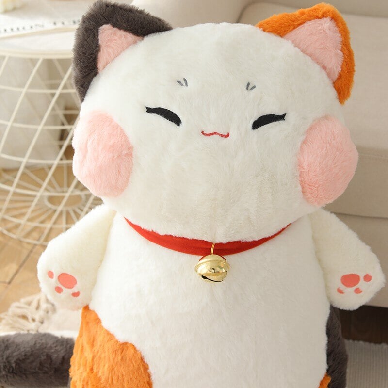 Charming Kelly the Lucky Fortune Cat Plush Toy