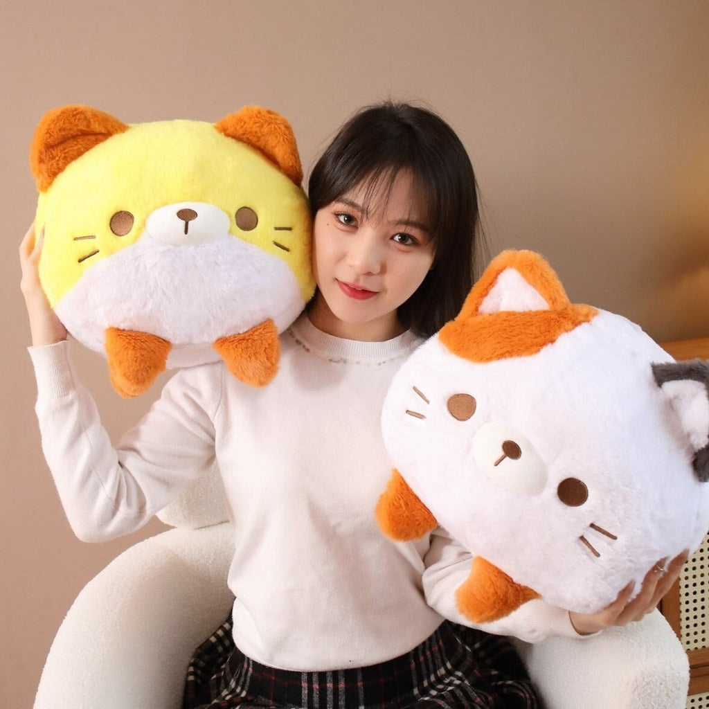 Adorable Trio of Leo, Binx, and Lola Plush Fluffy Cats