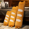 Adorable Long Baguette Cat Bread Plush Toy