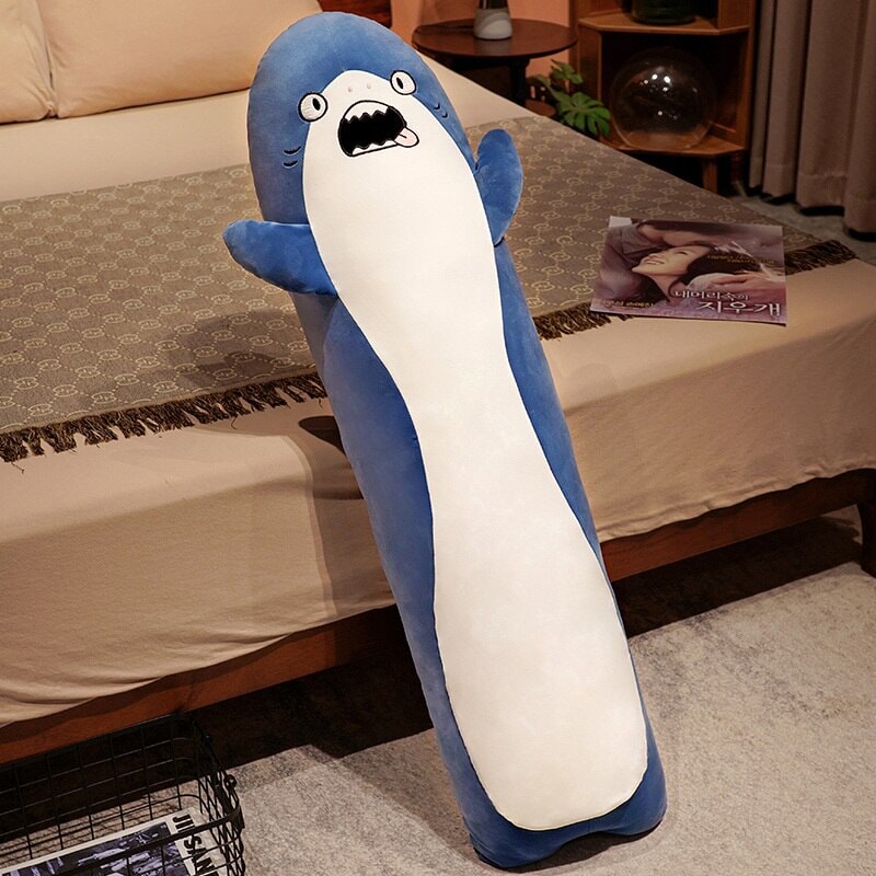 Adorable Long Shark Plushie - Perfect for Cuddles and Surprises! | NEW