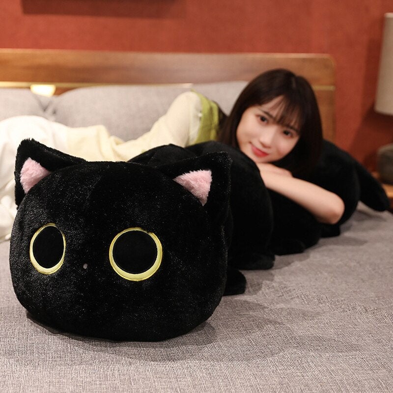 Ultra-Cuddly Long Fluffy Cat Caterpillar Plush Toys