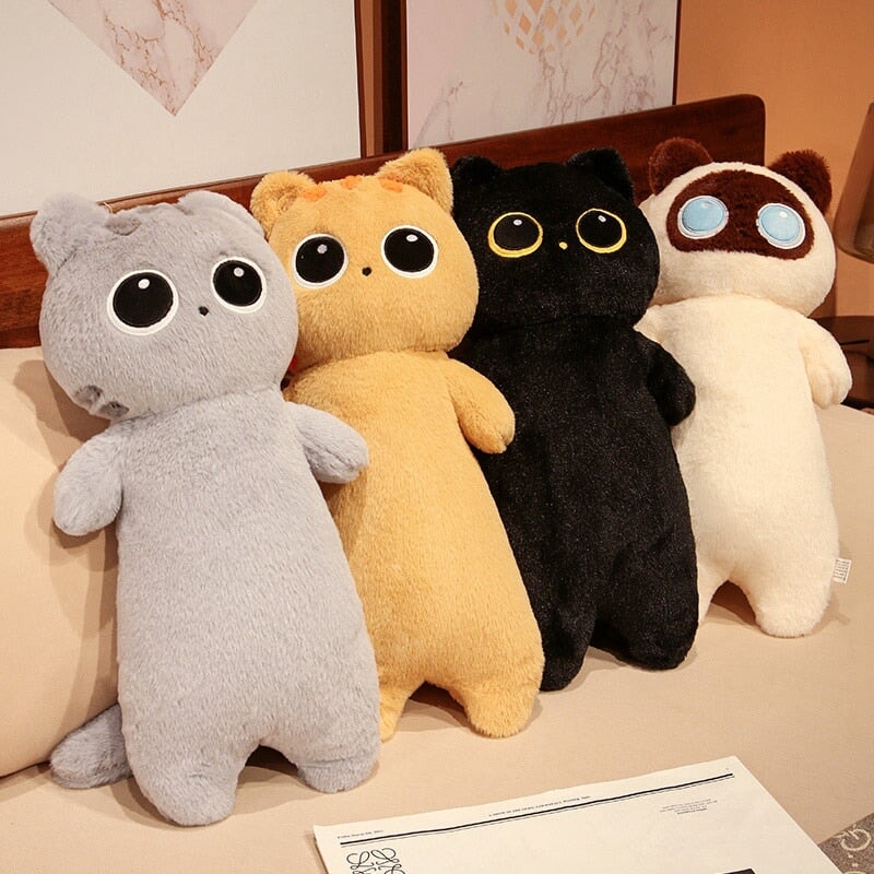 Luxuriously Soft Extra-Large Fluffy Cat Family Plush Toys