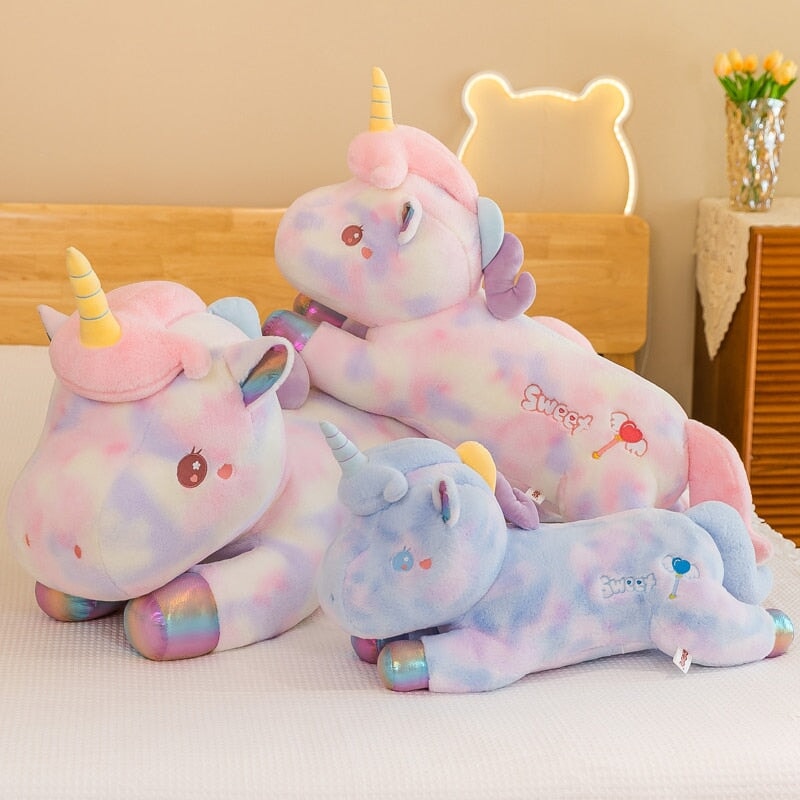 Stunningly Soft Long Galaxy Unicorn Cuddly Companions