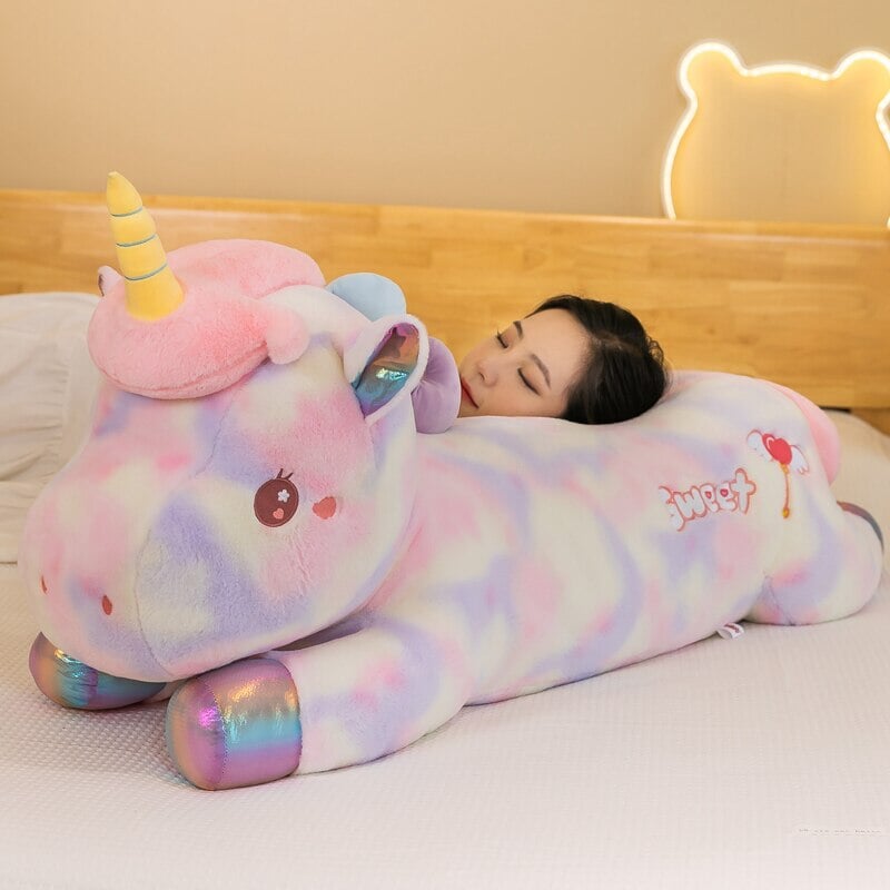 Stunningly Soft Long Galaxy Unicorn Cuddly Companions