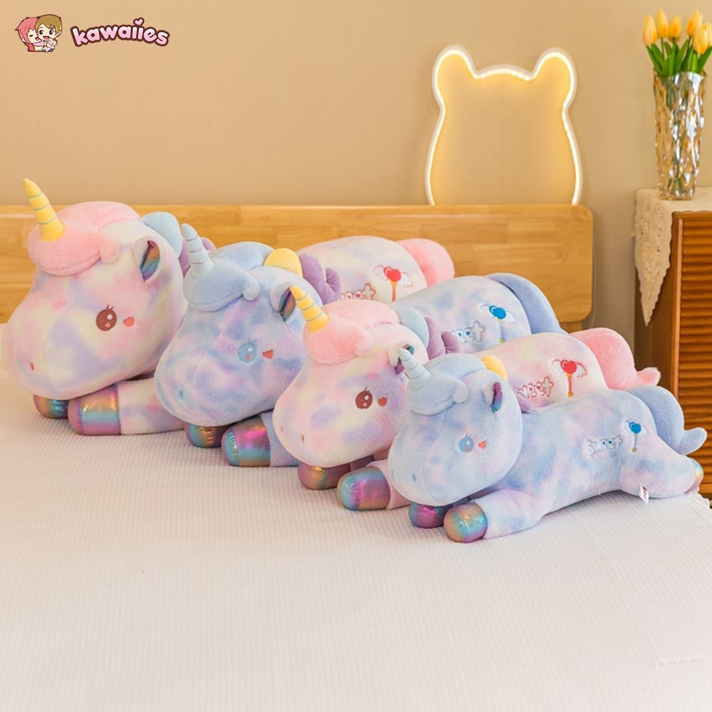 Stunningly Soft Long Galaxy Unicorn Cuddly Companions