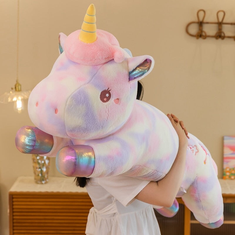 Stunningly Soft Long Galaxy Unicorn Cuddly Companions