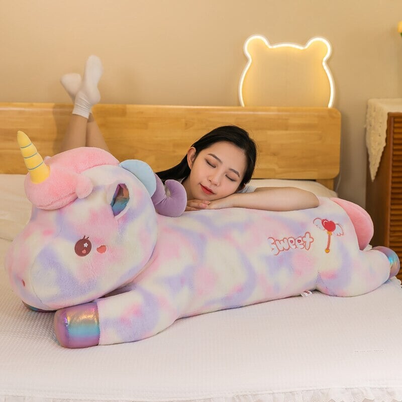 Stunningly Soft Long Galaxy Unicorn Cuddly Companions