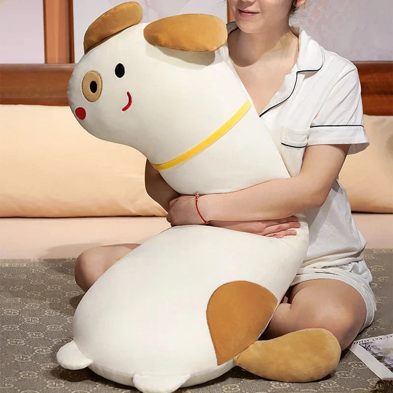 Adorable Long Pancake Dino Dog Crocodile Giraffe Plush Pillow for Ultimate Comfort
