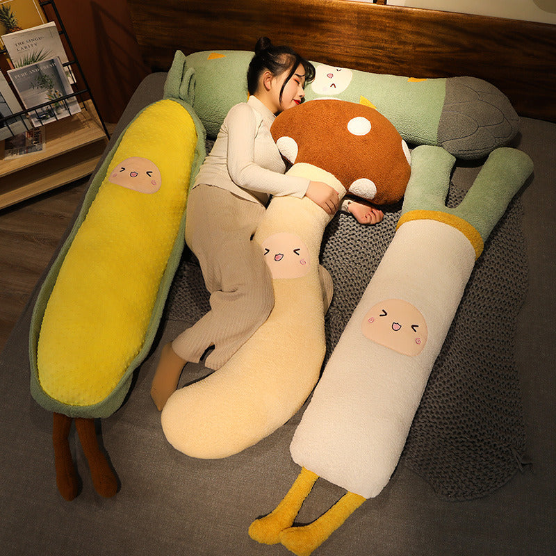 Adorable Long Snuggly Vegetable Plush Toys