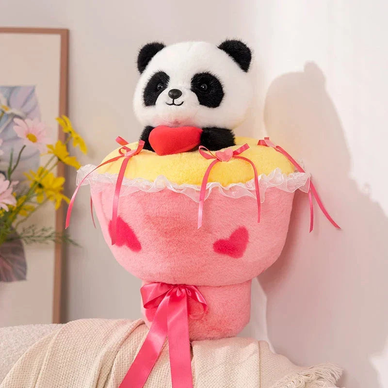 Charming Capybara Plush Flower Arrangement